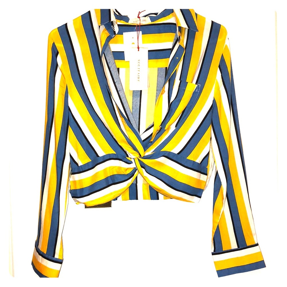 SOLITAIRE twisted blouse